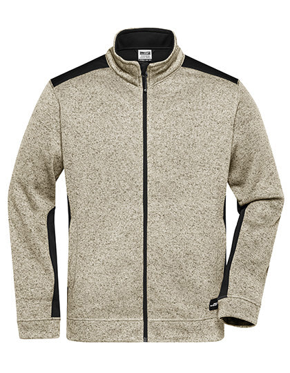 Men´s Knitted Workwear Fleece Jacket -STRONG- L-Shop