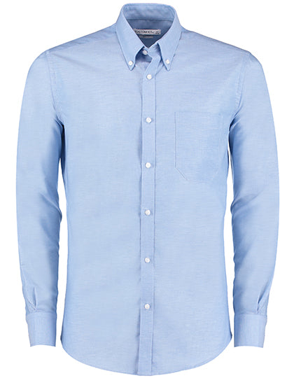 Men`s Slim Fit Workwear Oxford Shirt Long Sleeve