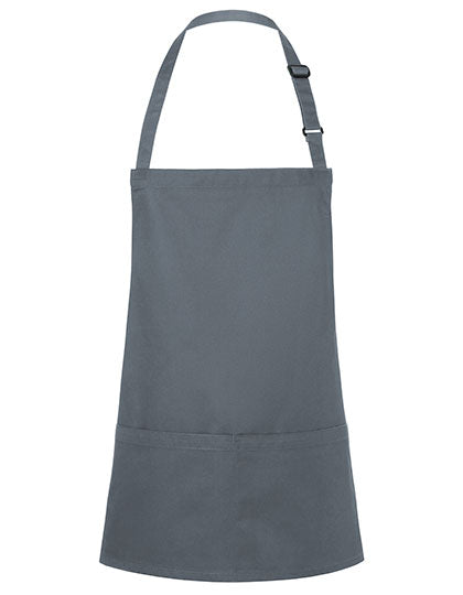Short Bib Apron Basic With Buckle And Pocket