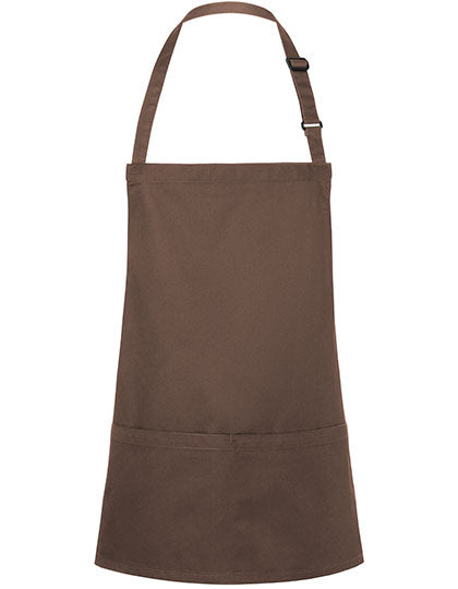 Short Bib Apron Basic With Buckle And Pocket