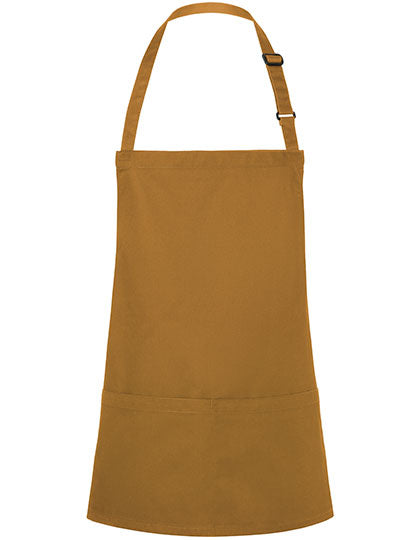 Short Bib Apron Basic With Buckle And Pocket