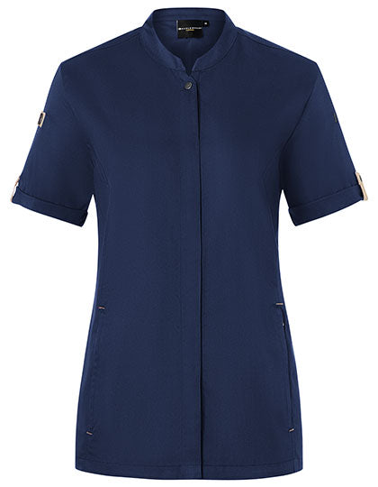 Ladies Chefs Jacket Green-Generation Short Sleeve