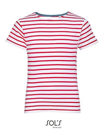 Kids´ Round Neck Striped T-Shirt Miles