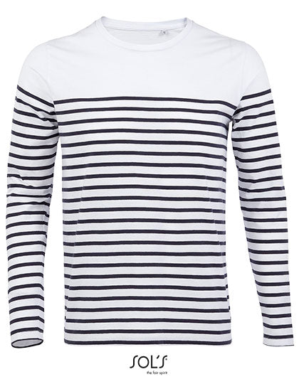 Men´s Long Sleeve Striped T-Shirt Matelot L-Shop
