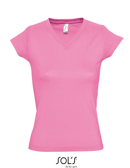 Women´s V-Neck-T-Shirt Moon L-Shop