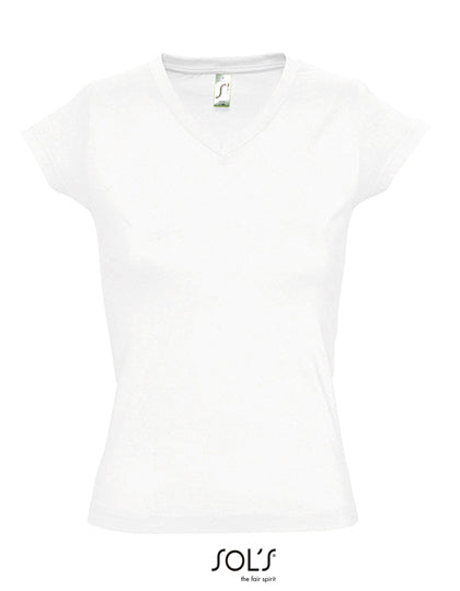 Women´s V-Neck-T-Shirt Moon L-Shop