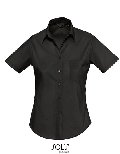 Popeline-Blouse Escape Short Sleeve L-Shop