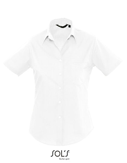 Popeline-Blouse Escape Short Sleeve L-Shop