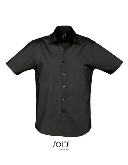 Men´s Stretch-Shirt Broadway Short Sleeve L-Shop