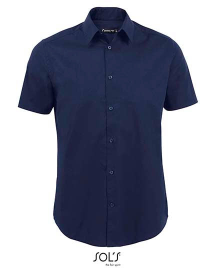 Men´s Stretch-Shirt Broadway Short Sleeve L-Shop