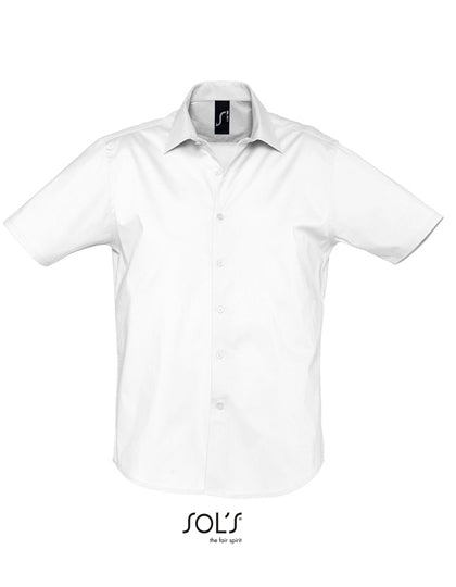 Men´s Stretch-Shirt Broadway Short Sleeve L-Shop