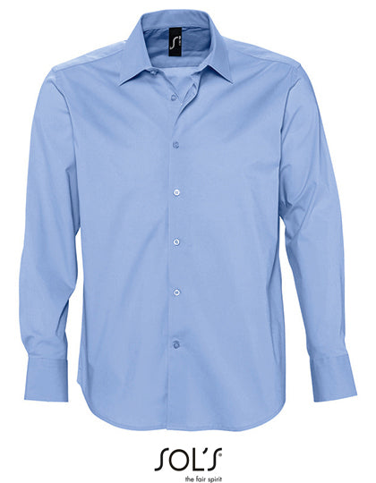 Men´s Stretch-Shirt Brighton Long Sleeve L-Shop