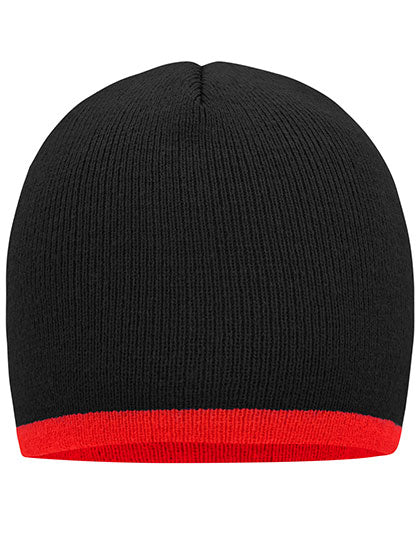 Beanie With Contrasting Border