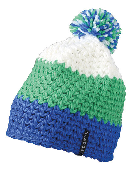 Crocheted Cap With Pompon L-Shop