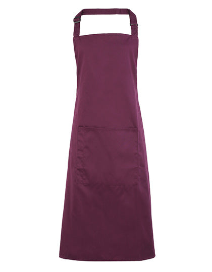 Colours Collection Bib Apron With Pocket