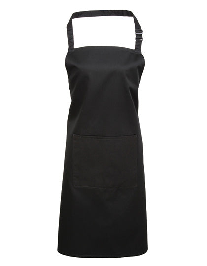 Colours Collection Bib Apron With Pocket