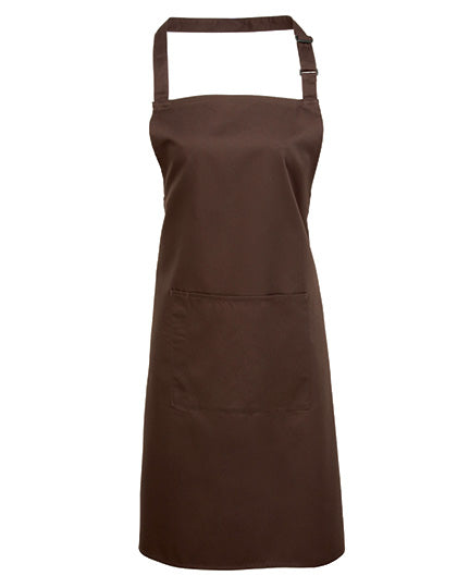 Colours Collection Bib Apron With Pocket