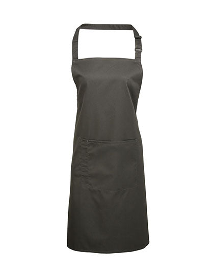 Colours Collection Bib Apron With Pocket