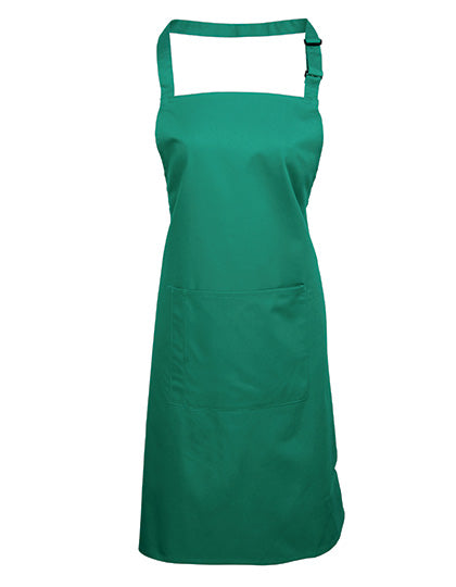 Colours Collection Bib Apron With Pocket