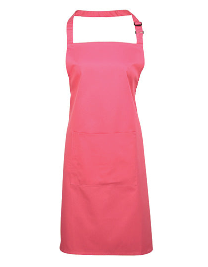 Colours Collection Bib Apron With Pocket