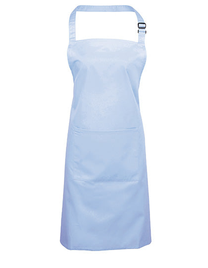 Colours Collection Bib Apron With Pocket