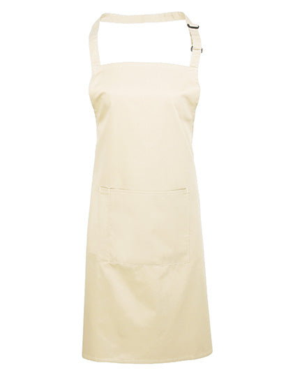 Colours Collection Bib Apron With Pocket