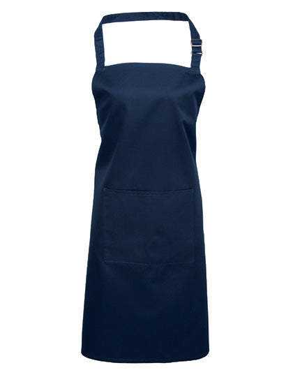 Colours Collection Bib Apron With Pocket