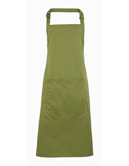 Colours Collection Bib Apron With Pocket