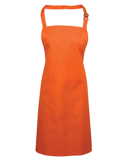 Colours Collection Bib Apron With Pocket