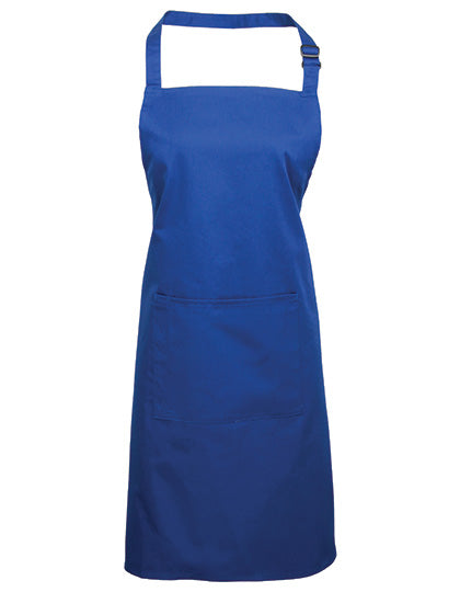 Colours Collection Bib Apron With Pocket