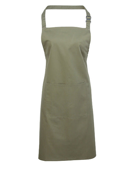 Colours Collection Bib Apron With Pocket