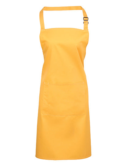Colours Collection Bib Apron With Pocket