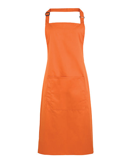 Colours Collection Bib Apron With Pocket