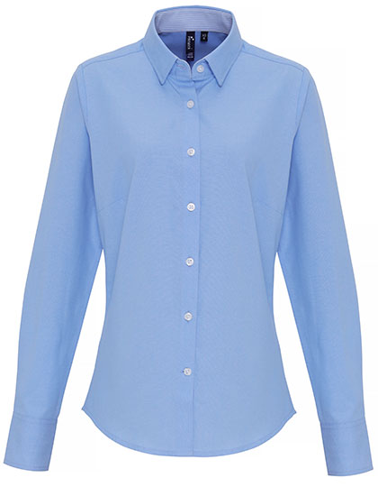 Women´s Cotton Rich Oxford Stripes Shirt