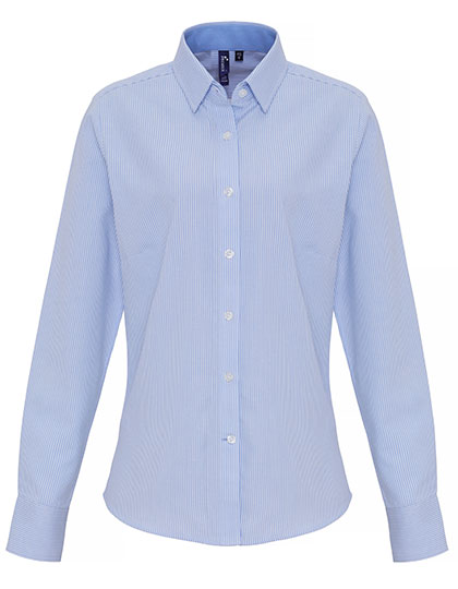 Women´s Cotton Rich Oxford Stripes Shirt