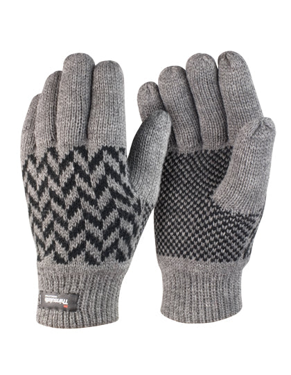 Pattern Thinsulate Glove L-Shop