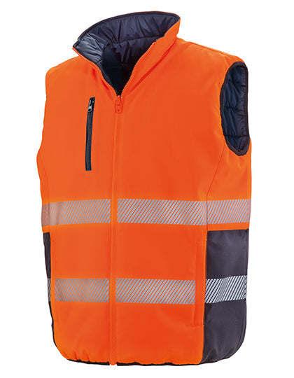 Reversible Soft Padded Safety Gilet L-Shop