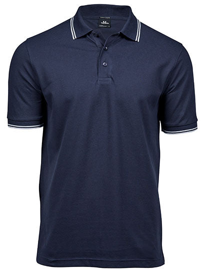 Men´s Luxury Stripe Stretch Polo L-Shop
