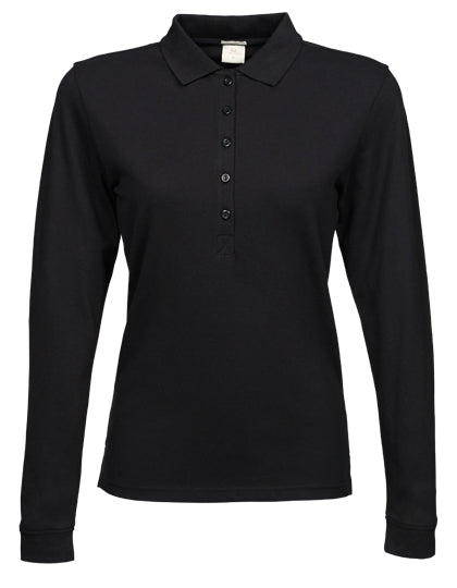 Women´s Luxury Stretch Long Sleeve Polo L-Shop