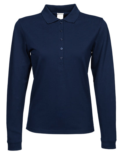 Women´s Luxury Stretch Long Sleeve Polo L-Shop
