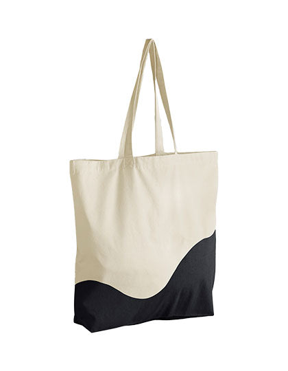 Organic Cotton Wave Print Maxi Bag L-Shop