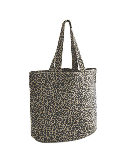 Leopard Print Canvas Shopper L-Shop