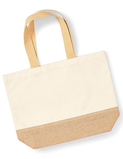 Jute Base Canvas Bag L-Shop