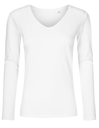 Women´s V-Neck T-Shirt Long Sleeve L-Shop