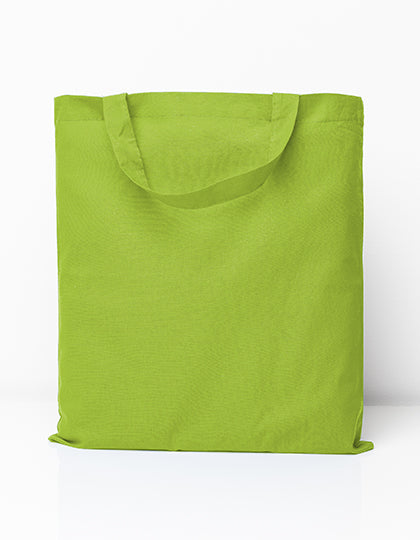 Cotton Bag Colored Short Handles