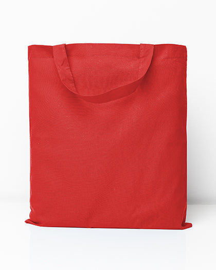 Cotton Bag Colored Short Handles