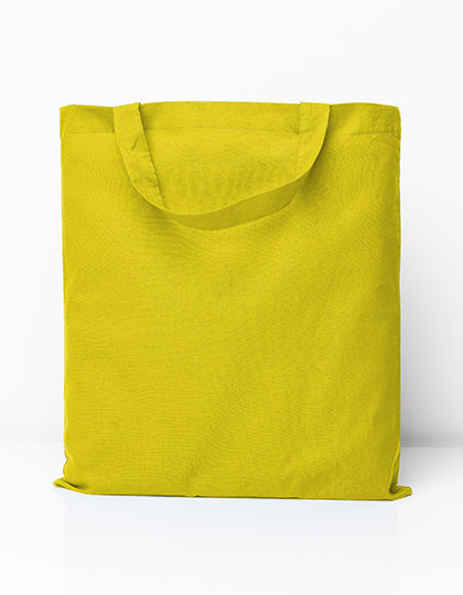 Cotton Bag Colored Short Handles