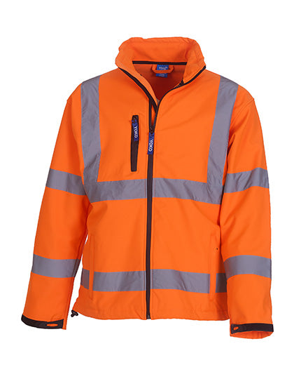 Hi-Vis 2 Bands & Braces Softshell Jacket L-Shop