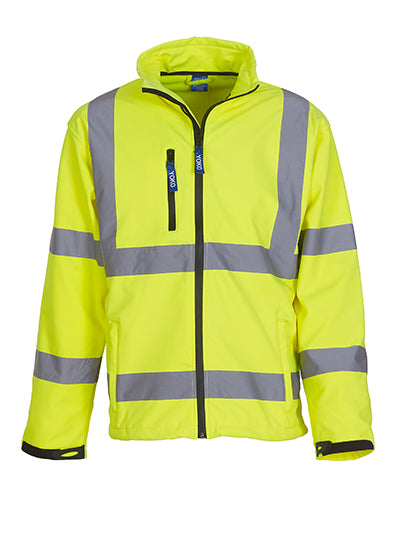 Hi-Vis 2 Bands & Braces Softshell Jacket L-Shop