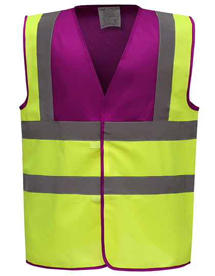 Hi-Vis 2 Bands & Braces Waistcoat L-Shop
